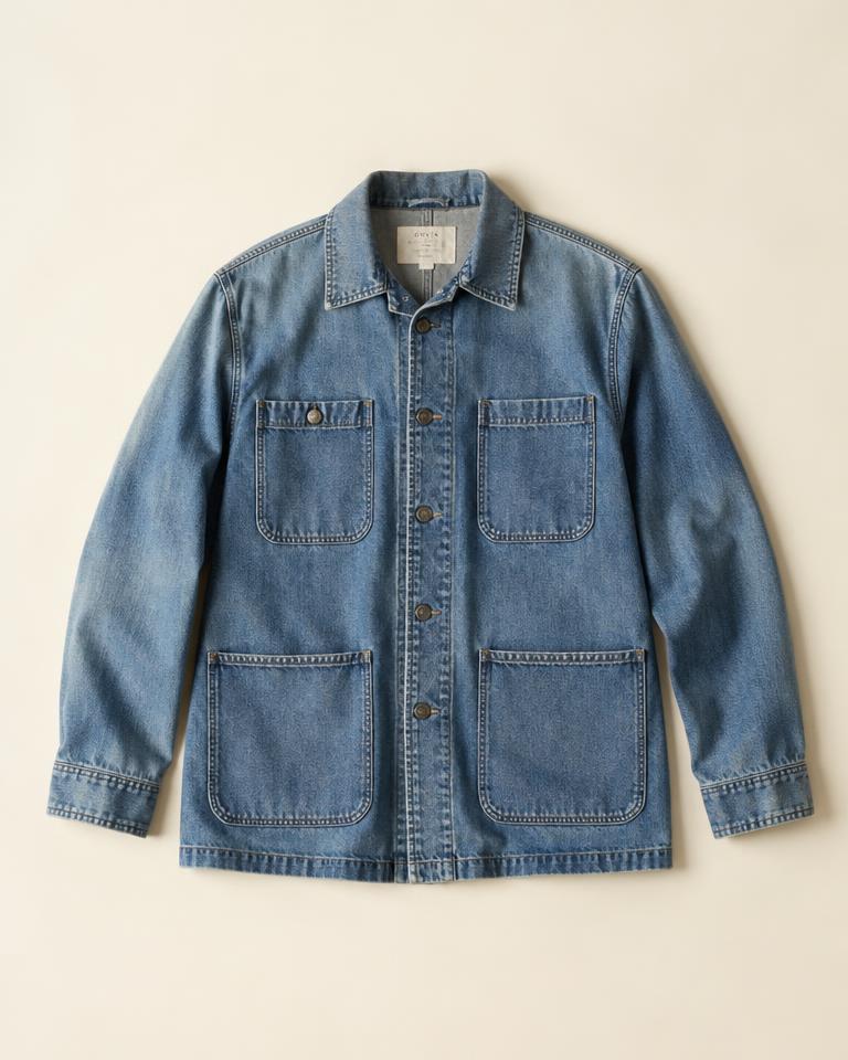 Denim chore jacket